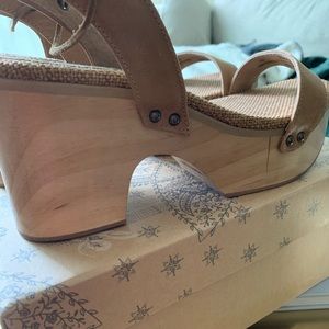 Free People Aurora Wrap Clogs